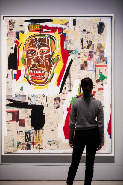 Basquiat: Boom for the real exhibition at the Barbican in London.