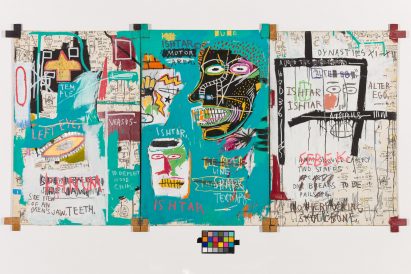 Basquiat: Boom for the real exhibition at the Barbican in London.