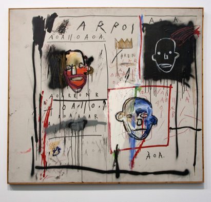 Basquiat: Boom for the real exhibition at the Barbican in London.