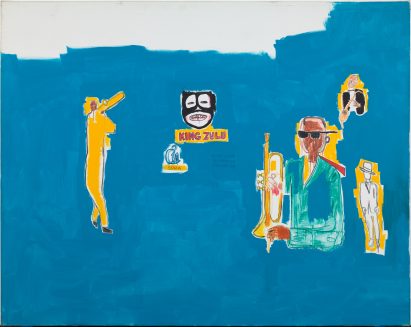 Basquiat: Boom for the real exhibition at the Barbican in London.