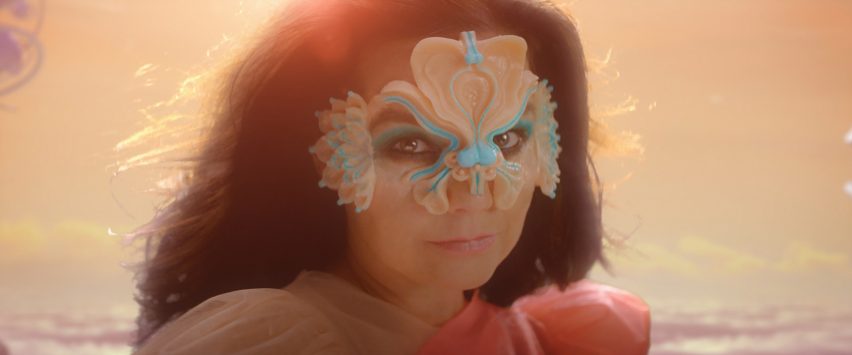 Icelandic musician Bjork's music video for The Gate, directed by Andrew Thomas Huang.