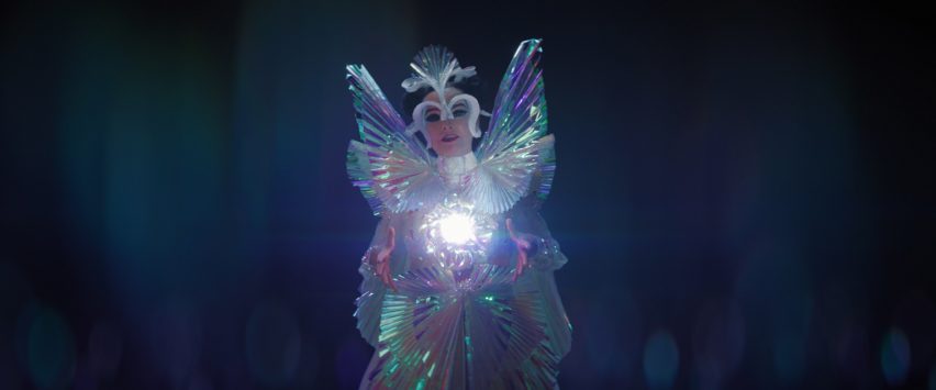 Icelandic musician Bjork's music video for The Gate, directed by Andrew Thomas Huang.