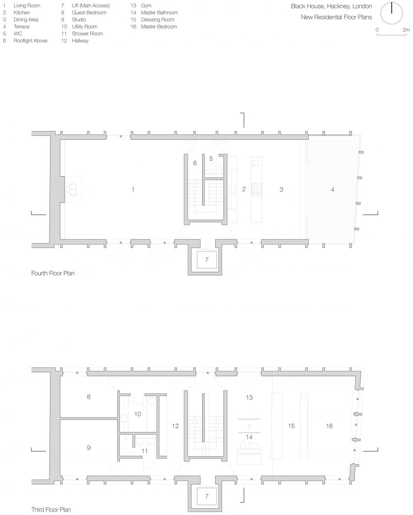 Plan of Simon Conder Associates has placed an extension clad in black-stained timber on top of a former warehouse in east London.
