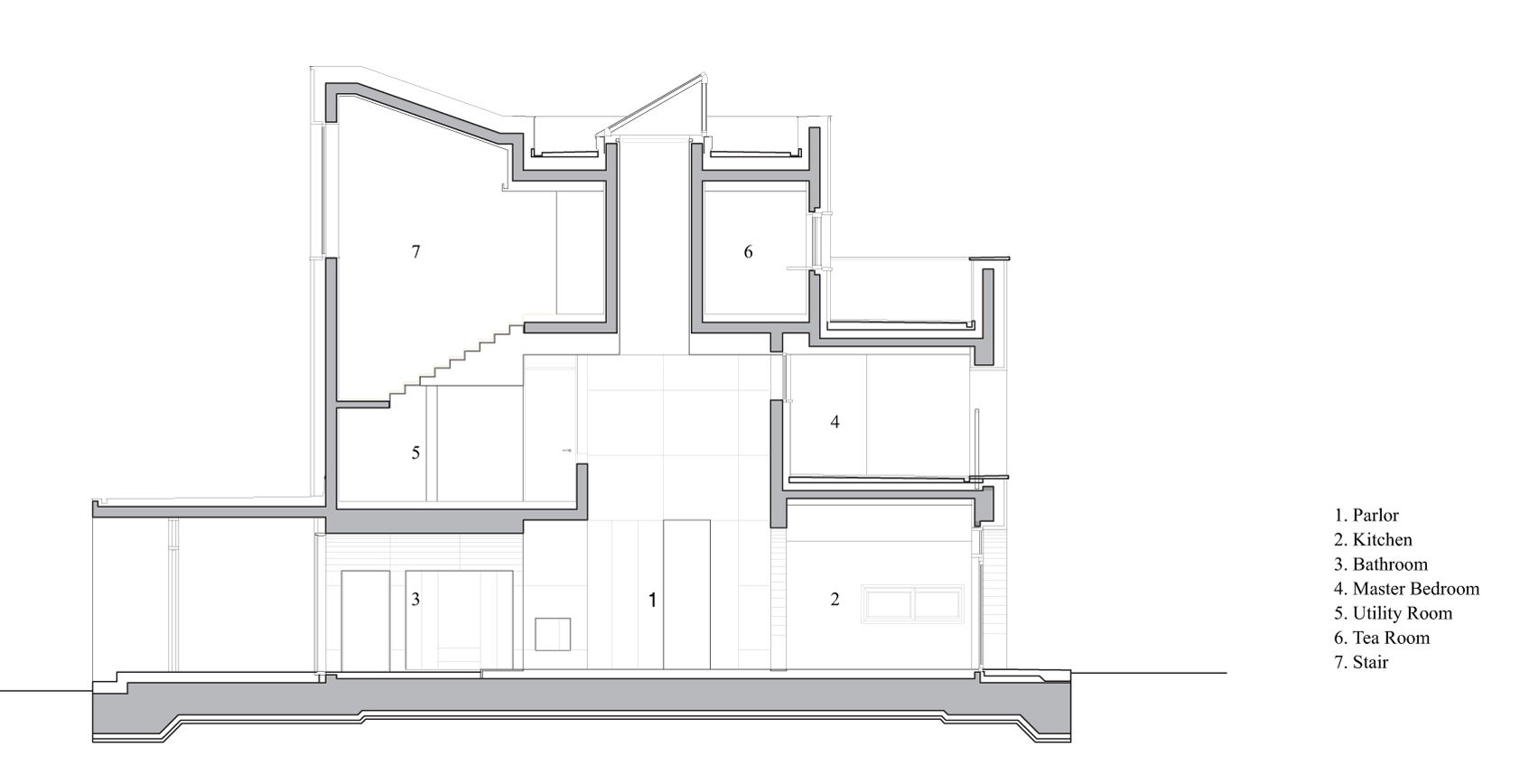Cheongun Residence by Hyundai Kim + Tectonics Lab