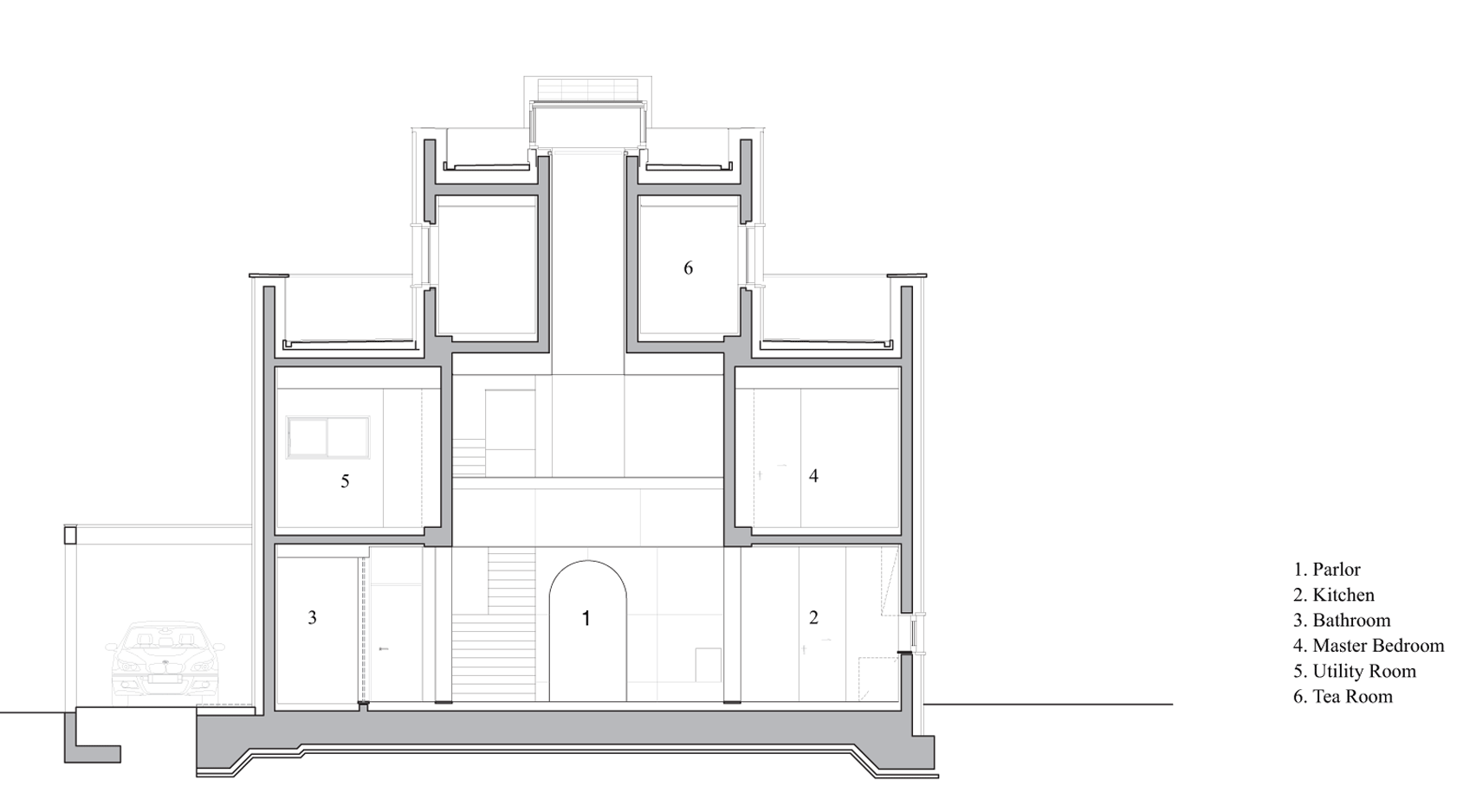 Cheongun Residence by Hyundai Kim + Tectonics Lab