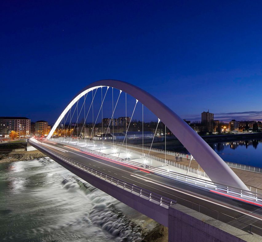 Cittadella Bridge by Richard Meier