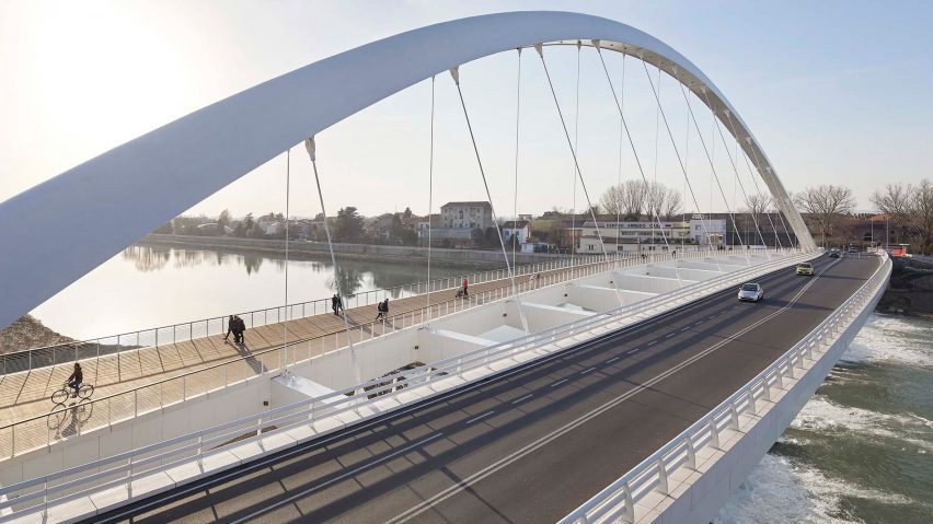 Cittadella Bridge by Richard Meier