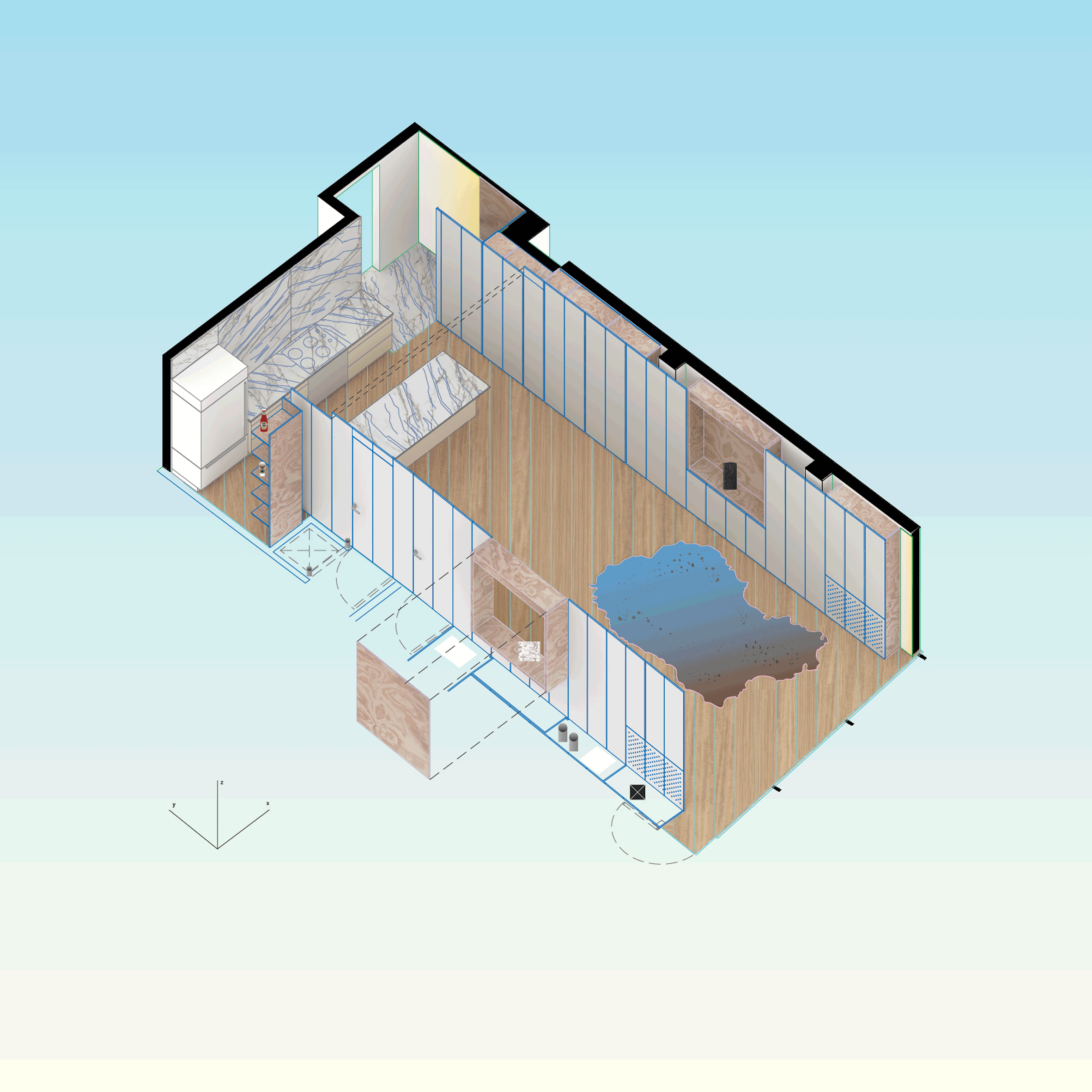 Collector's Apartment by MOS