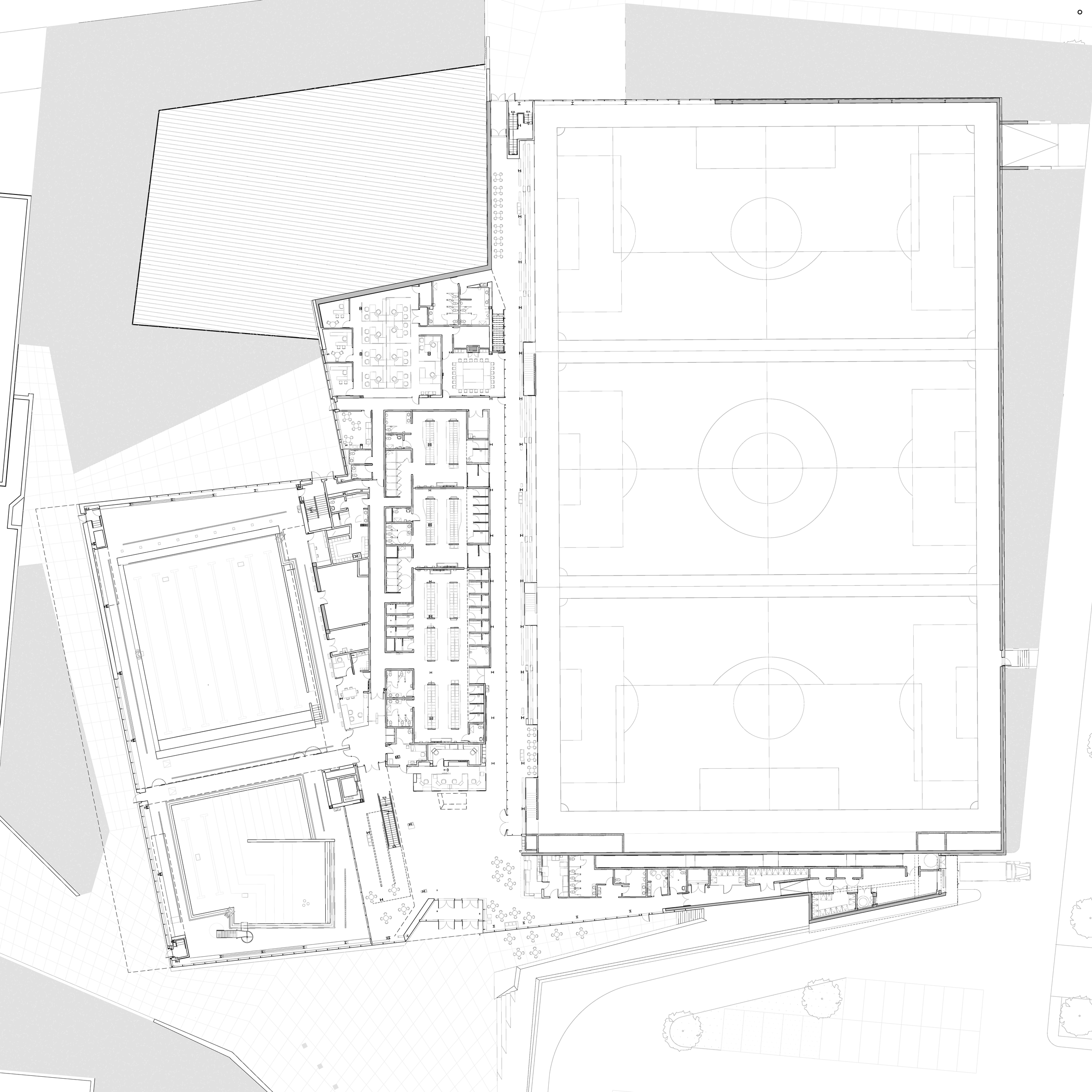 Complexe sportif Saint-Laurent by Saucier Perrotte Architectes