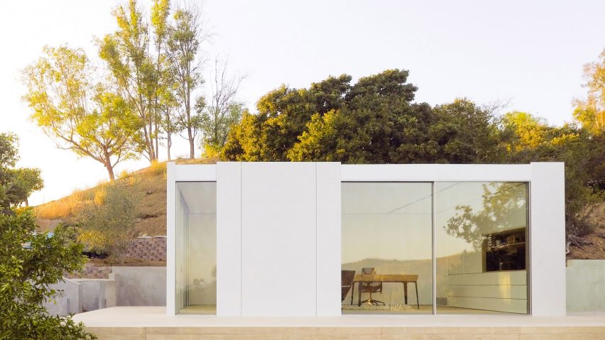 Cover designs backyard studio in LA using computer algorithms