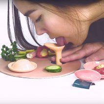 Dining Toys tableware turns eating into a sensual activity
