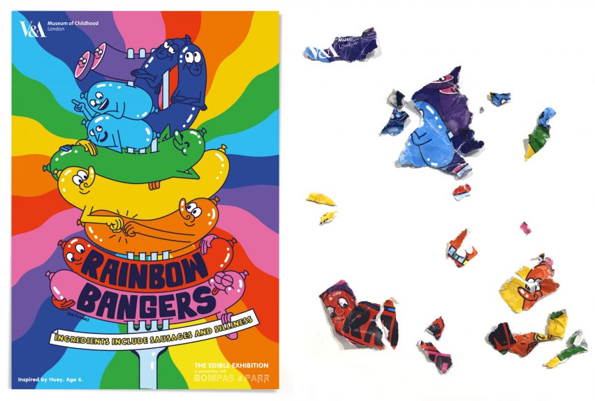 Edible posters by Rob Flowers and culinary installations by Bompas & Parr