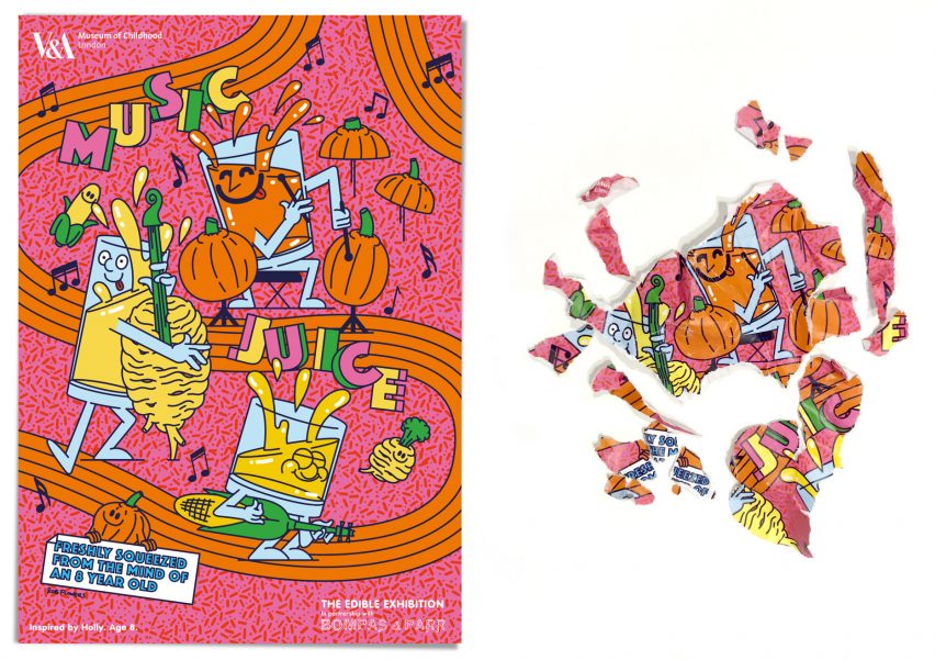 Edible posters by Rob Flowers and culinary installations by Bompas & Parr