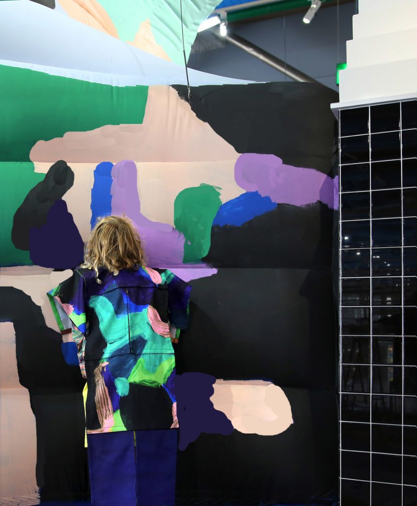 To celebrate the Centre Pompidou's fortieth anniversary, Paris-based studio GGSV have designed an interactive installation for children in the building's Galerie des enfants exhibition space.
