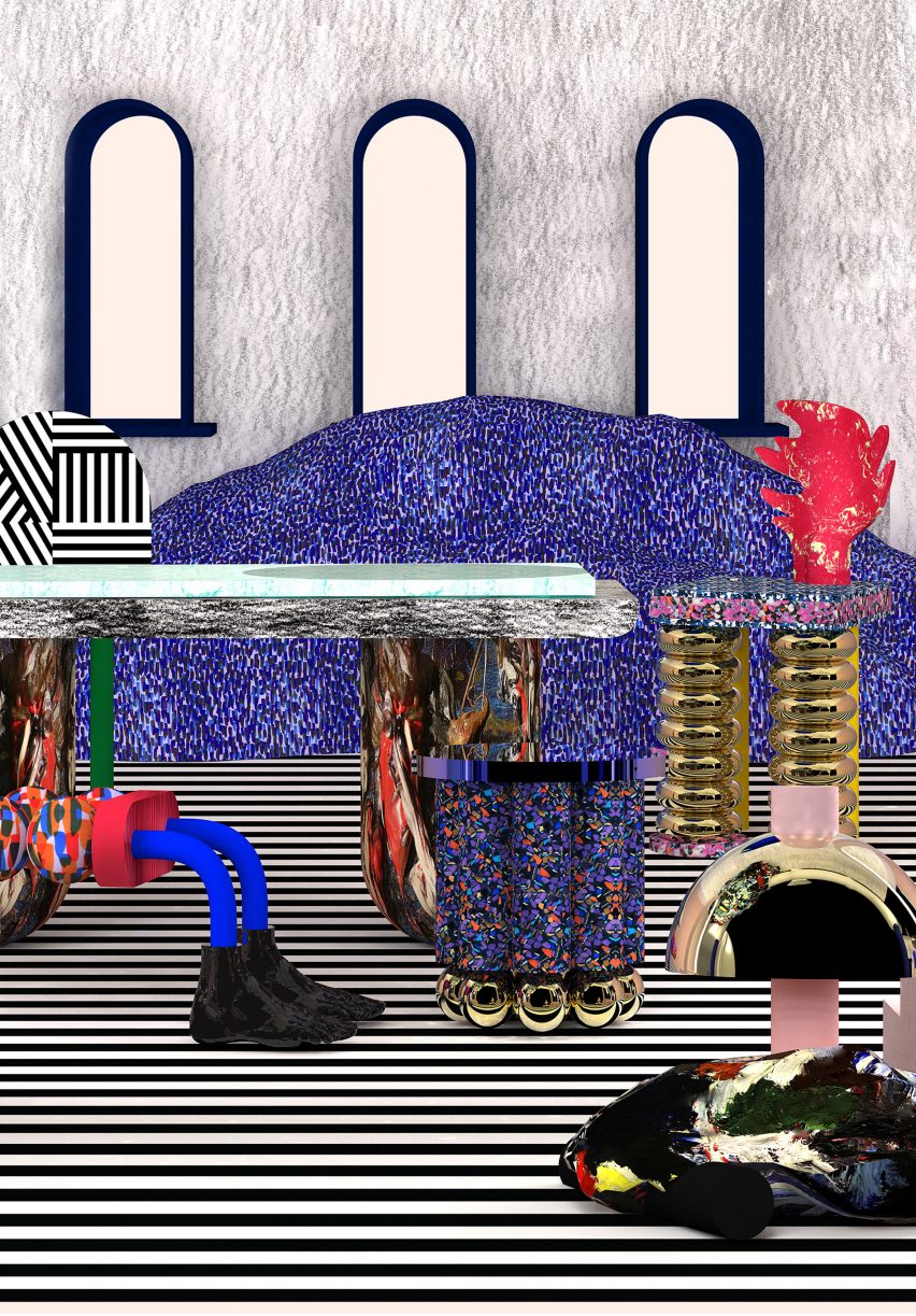 To celebrate the Centre Pompidou's fortieth anniversary, Paris-based studio GGSV have designed an interactive installation for children in the building's Galerie des enfants exhibition space.