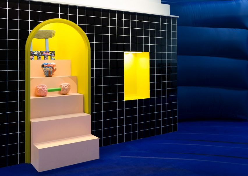 To celebrate the Centre Pompidou's fortieth anniversary, Paris-based studio GGSV have designed an interactive installation for children in the building's Galerie des enfants exhibition space.