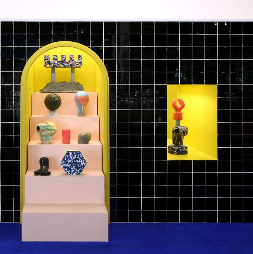 To celebrate the Centre Pompidou's fortieth anniversary, Paris-based studio GGSV have designed an interactive installation for children in the building's Galerie des enfants exhibition space.