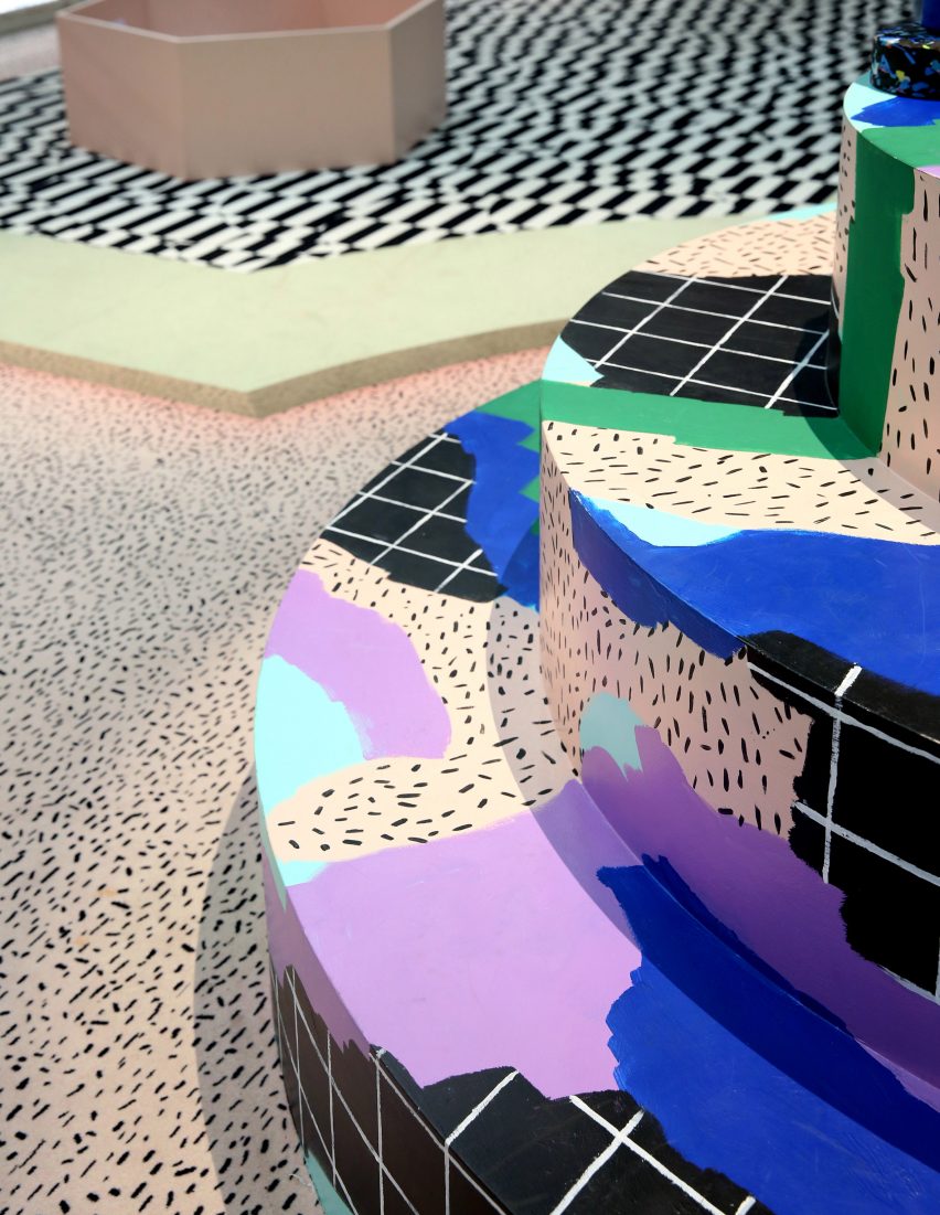 To celebrate the Centre Pompidou's fortieth anniversary, Paris-based studio GGSV have designed an interactive installation for children in the building's Galerie des enfants exhibition space.