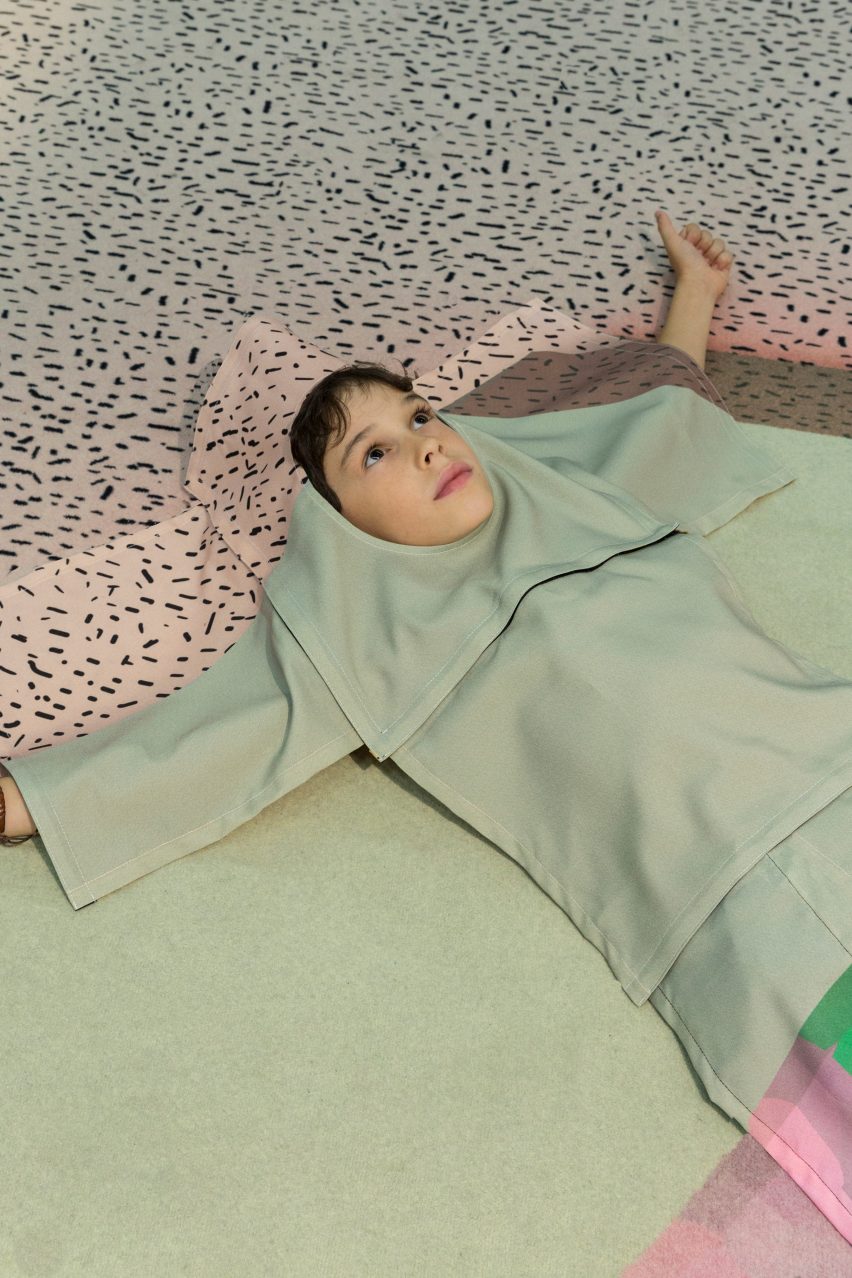 To celebrate the Centre Pompidou's fortieth anniversary, Paris-based studio GGSV have designed an interactive installation for children in the building's Galerie des enfants exhibition space.