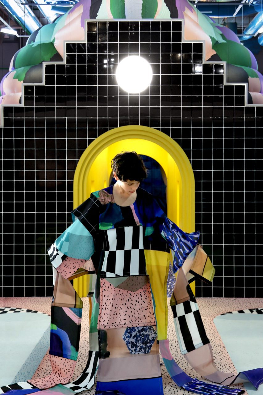 To celebrate the Centre Pompidou's fortieth anniversary, Paris-based studio GGSV have designed an interactive installation for children in the building's Galerie des enfants exhibition space.
