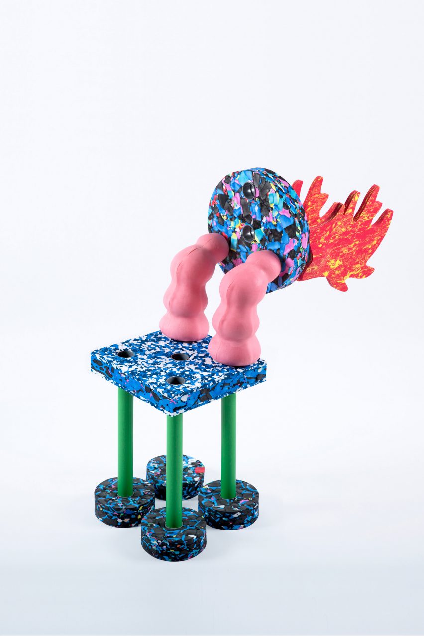 To celebrate the Centre Pompidou's fortieth anniversary, Paris-based studio GGSV have designed an interactive installation for children in the building's Galerie des enfants exhibition space.
