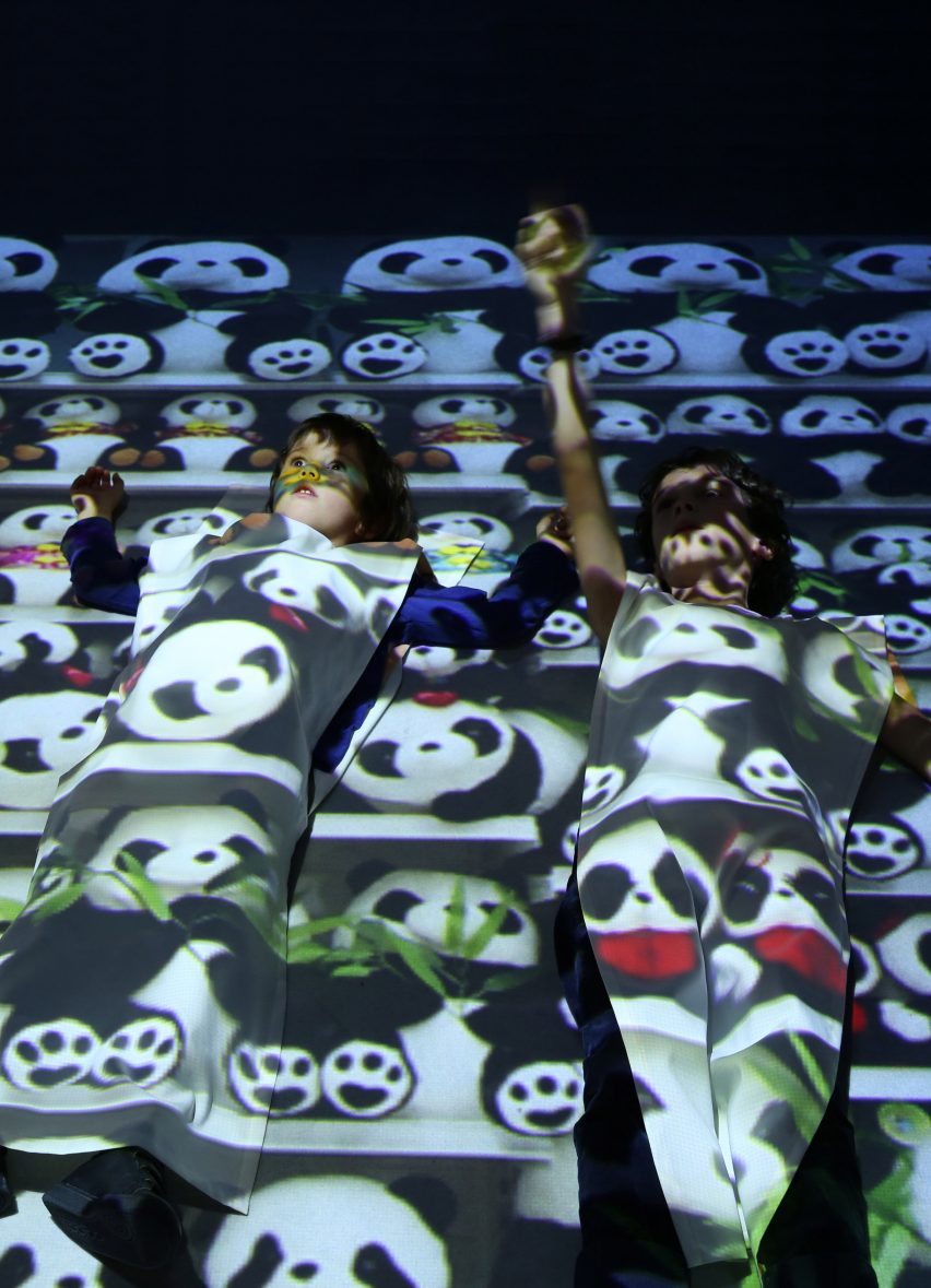 To celebrate the Centre Pompidou's fortieth anniversary, Paris-based studio GGSV have designed an interactive installation for children in the building's Galerie des enfants exhibition space.