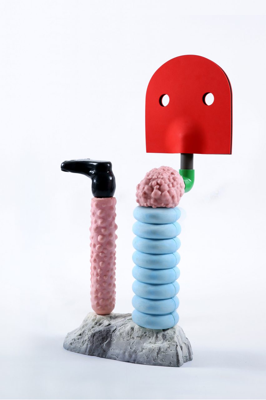 To celebrate the Centre Pompidou's fortieth anniversary, Paris-based studio GGSV have designed an interactive installation for children in the building's Galerie des enfants exhibition space.