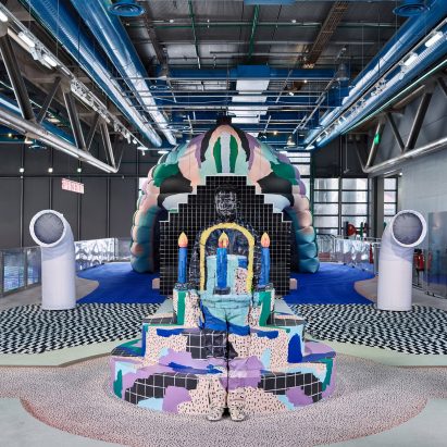 Centre Pompidou’s kids’ installation mixes pattern, colour and inflatables