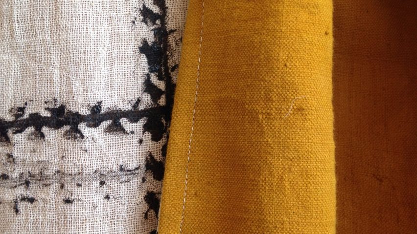 Graviky Ink scarves by Dutch designer Kelly Gijsen