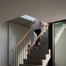 Pre-cast concrete staircase forms centrepiece of basement extension by Studio Octopi