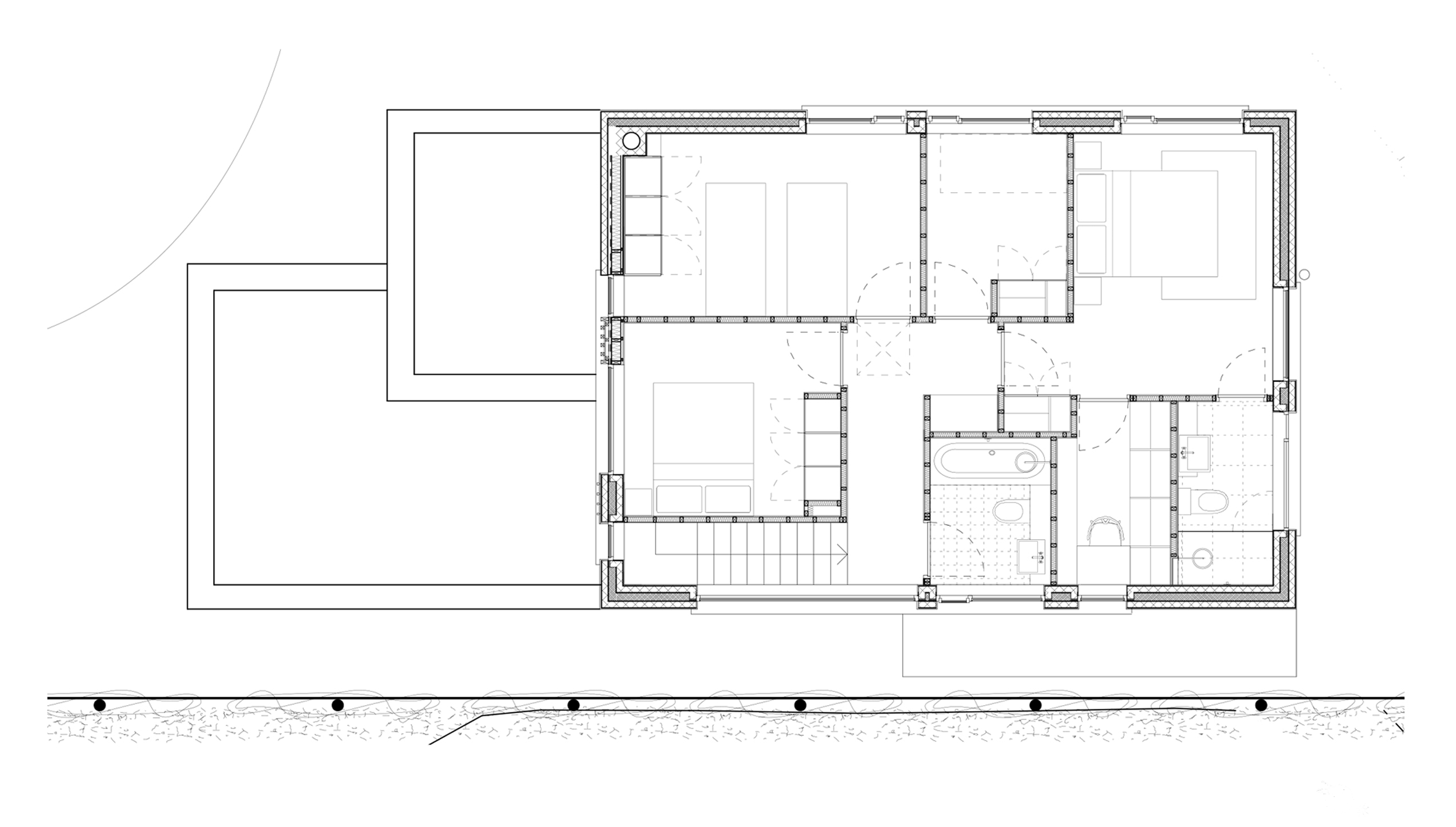 House in the Woods by Arigho Larmour Wheeler Architects