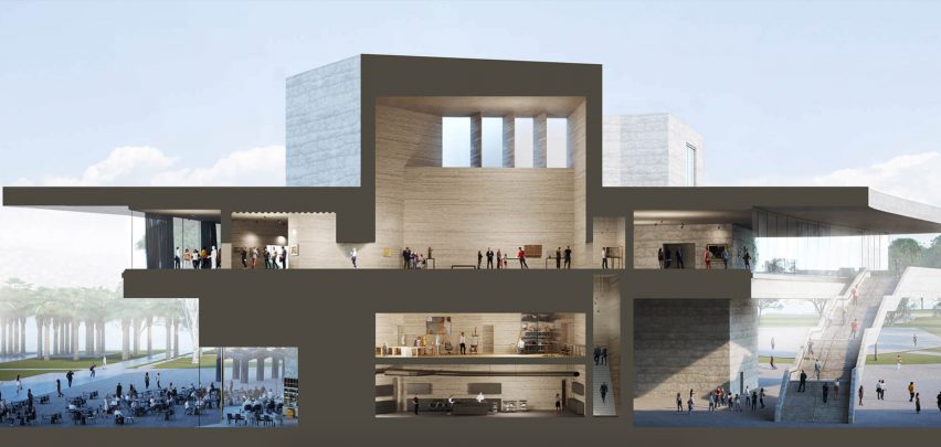 LACMA David Geffen Galleries by Peter Zumthor