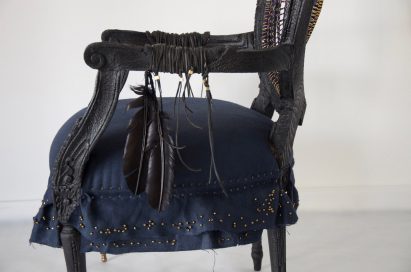 Leifo chair was jointly created by designer Atang Tshikare and Eve Collett of Casamento as part of 100% Design South Africa’s recent ‘We are Cape Town’ show at Decorex Cape Town.