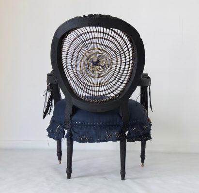 Leifo chair was jointly created by designer Atang Tshikare and Eve Collett of Casamento as part of 100% Design South Africa’s recent ‘We are Cape Town’ show at Decorex Cape Town.
