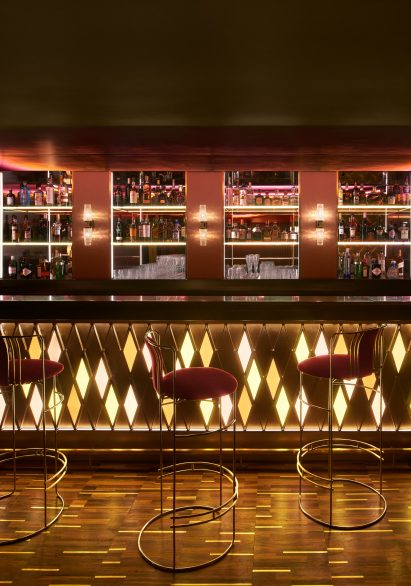 Leo's supperclub at The Art's Club, Mayfair by Dimorestudio