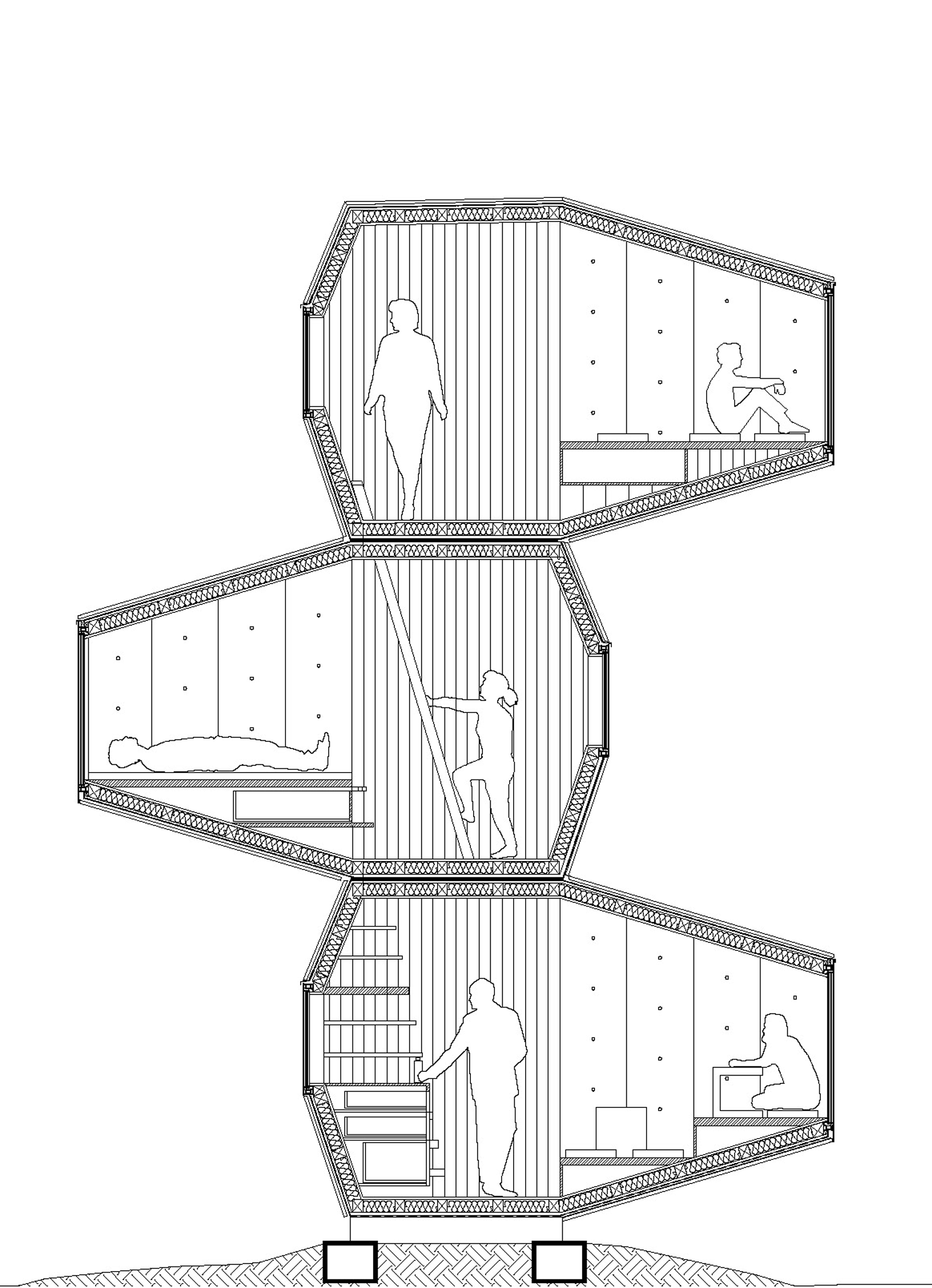 Living Unit library by OFIS Arhitekti