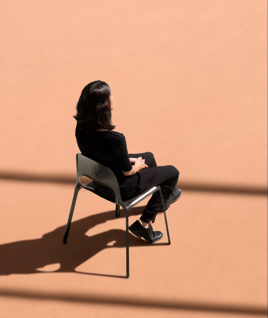 ECAL graduate Thomas Missé has designed a carbon fibre chair for life on mars