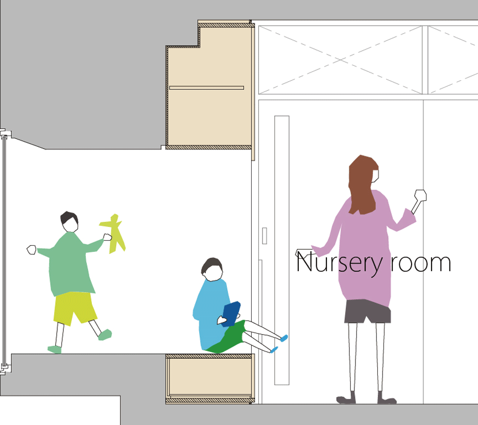 Morinoie nursery school by Masahiko Fujimori Architects