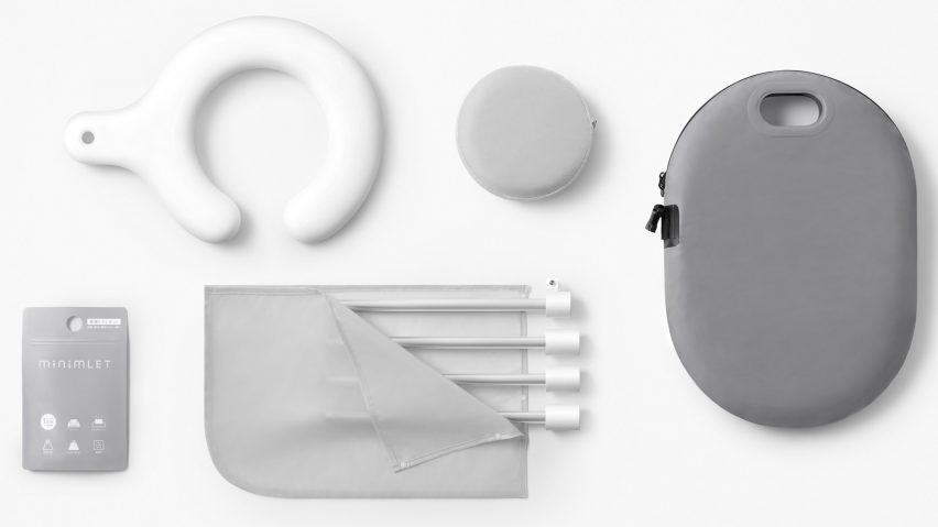 Nendo designs transportable toilet for natural disaster victims