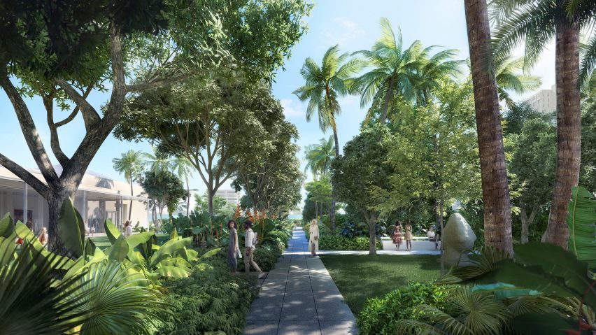 Foster reveals botanic sculpture garden for Florida’s Norton Museum of Art