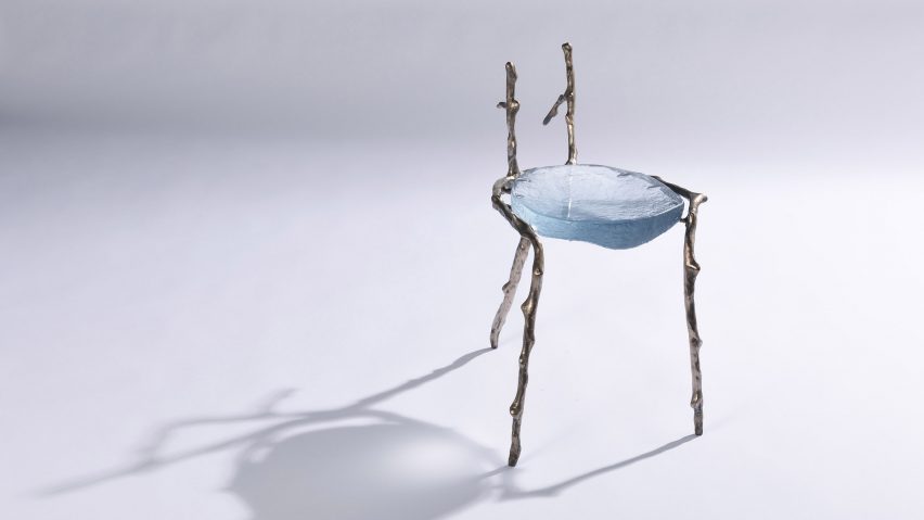 Atang Tshikare and Okha combine glass and bronze to create otherworldly tables