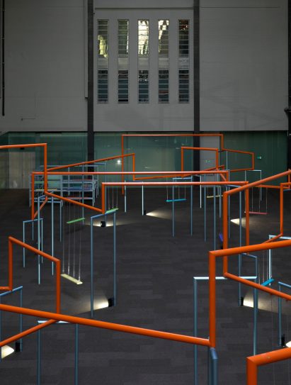 Superflex install dozens of swings at Tate Modern to combat social apathy