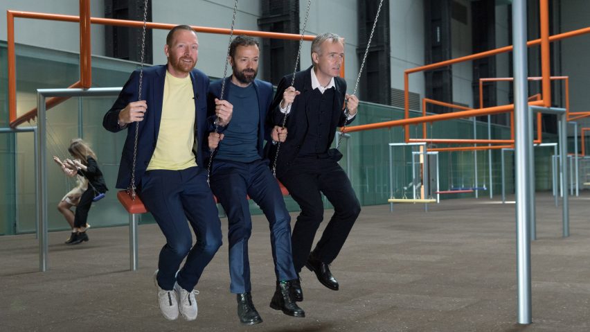 Superflex install dozens of swings at Tate Modern to combat social apathy