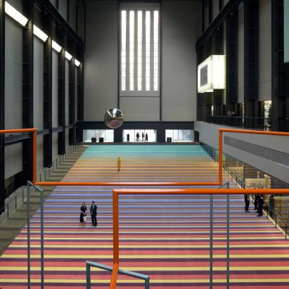 Superflex installs dozens of swings at Tate Modern to “combat social apathy”