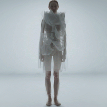 Ying Gao’s dresses become animated “in the presence of strangers”