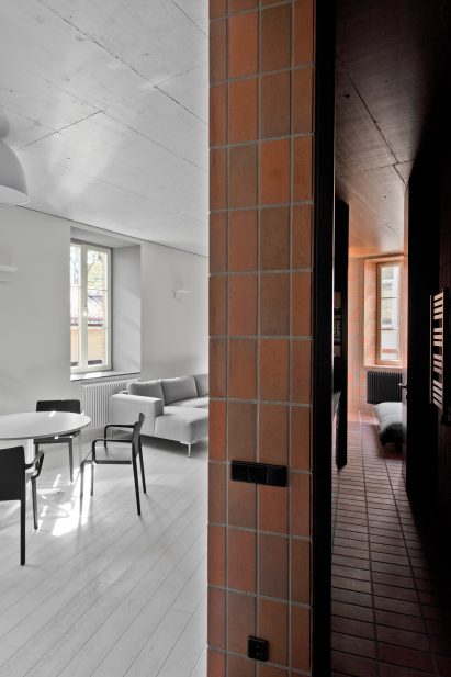 Agrob Buchtal Goldline tiles in Bazillion apartment by YCL Studio