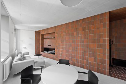 Agrob Buchtal Goldline tiles in Bazillion apartment by YCL Studio