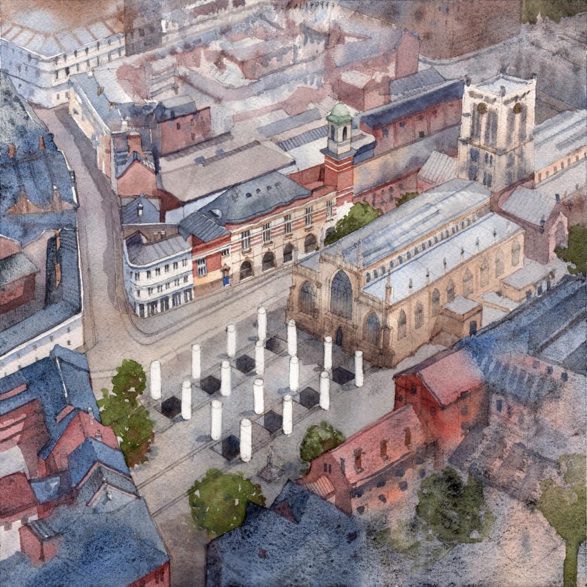 RIBA and Hull 2017 have jointly commissioned an installation by Pezo von Ellrichshausen and Felice Varini.