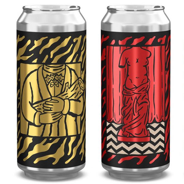 David Lynch’s Twin Peaks sketches inform minimal craft beer packaging