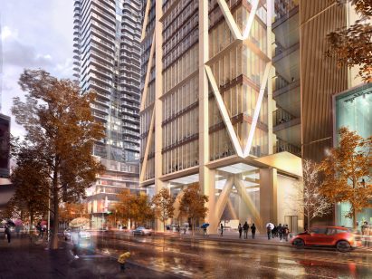 The One skyscraper by Foster + Partners and Core Architects